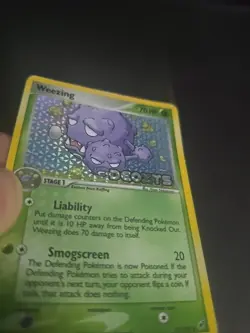 Pokemon card Weezing 51/107 Ex Deoxys Stamped Holo - Image 2