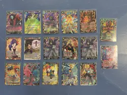 Dragon Ball Super Card Game TCG SR Card Lot. Condition LP. - Image 1