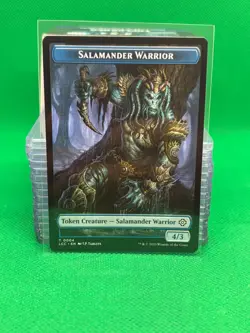 MTG Lost Caverns of Ixalan Commander - Shapeshifter & Salamander Warrior [Token] - Image 1