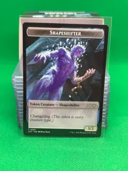 MTG Lost Caverns of Ixalan Commander - Shapeshifter & Salamander Warrior [Token] - Image 2