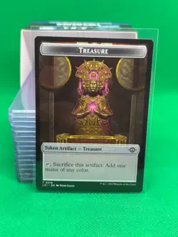 Salamander Warr / Treasure 0018 - Token - The Lost Caverns Of Ixalan - LCC - MTG - Image 2