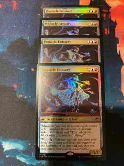 MTG Edge of Eternities Pinnacle Emissary Foil x 4 - Image 1