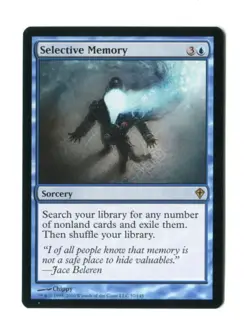 MTG Selective Memory Worldwake WWK Rare Sorcery Library Manipulation Unplayed - Image 1