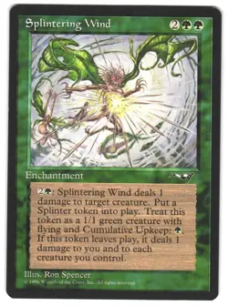 MTG Splintering Wind Alliances ALL Reserved List Rare Enchantment Unplayed NM - Image 1