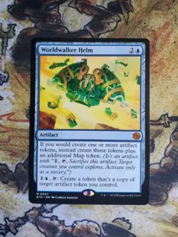 MTG Magic the Gathering Worldwalker Helm (7/102) The Big Score LP - Image 1