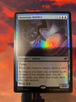 MTG Edge of Eternities Quantum Riddler Foil - Image 1