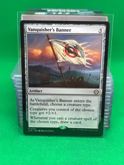 MTG - VANQUISHER'S BANNER - Caverns of Ixalan Com (R) - Image 1