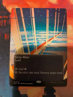 MTG Edge of Eternities Strip Mine Borderless - Image 1