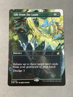 Life from the Loam (Anime Borderless) MTG Ravnica Remastered Regular NM - Image 1