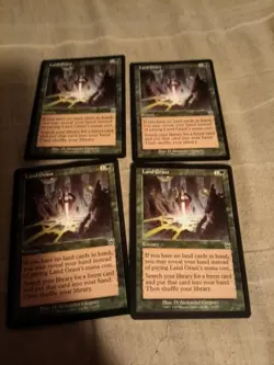 MTG Magic Gathering 4 Land Grant Mercadian Masques NM Free S/H - Image 1