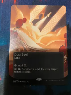 MTG Edge of Eternities Dust Bowl Borderless - Image 1