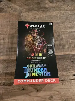 Desert Bloom Commander Deck Brand New Sealed Magic MTG Outlaws Thunder Junction - Image 1