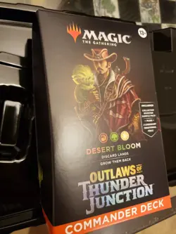 Desert Bloom Commander Deck Brand New Sealed Magic MTG Outlaws Thunder Junction - Image 1