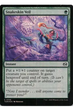 Snakeskin Veil (Foil) - 0159 - Tarkir Dragonstorm - MTG - NM/M - Image 1