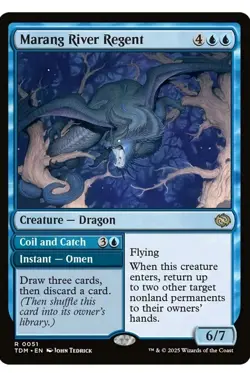 x1 Marang River Regent Coil and Catch TDM MTG 51 RARE M/NM 1x - Image 1