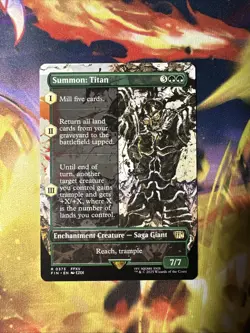 MTG Final Fantasy Summon: Titan (Borderless) Non-foil 0373 R - Image 1