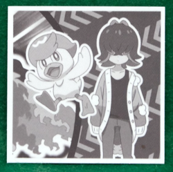 Wooper (Paldean Form) Holo Pokemon Seal Sticker Nintendo No.12 Japanese F/S - Image 2