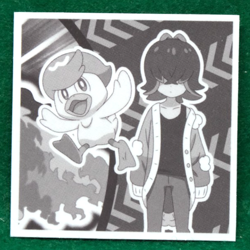 Wooper (Paldean Form) Holo Pokemon Seal Sticker No.12 Nintendo Japanese F/S - Image 2
