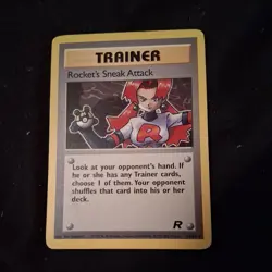 Rocket's Sneak Attack 72/82 Team Rocket Regular Pokemon Rare TCG LP - Image 1