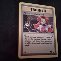 Rocket's Sneak Attack 72/82 Team Rocket Regular Pokemon Rare TCG LP - Image 2