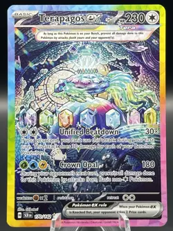 Pokemon TCG Terapagos EX - 170/142 - SV07: Stellar Crown (SCR) - Image 1