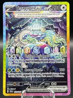Pokemon TCG Terapagos EX - 170/142 - SV07: Stellar Crown (SCR) - Image 1