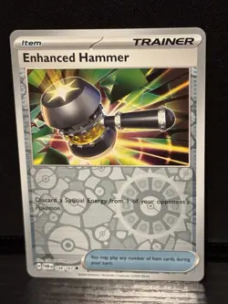 Pokemon 2024 Twilight Masquerade Enhanced Hammer Uncommon Reverse Holo 148/167 - Image 1