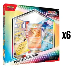 Pokemon Prismatic Evolutions Poster Collection - Lot of 6 Brand New Sealed - Image 1
