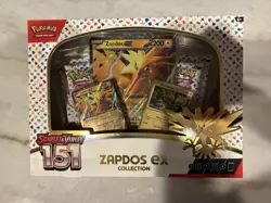 Pokemon TCG Scarlet & Violet 151 Zapdos Ex Collection | BRAND NEW SEALED - Image 1