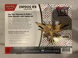 Pokemon TCG Scarlet & Violet 151 Zapdos Ex Collection | BRAND NEW SEALED - Image 2