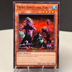 YUGIOH Tribe-Infecting Virus SBC2-ENI22 COMMON 1st Ed SPEED DUEL NM - Image 1