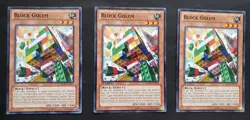 Yugioh - 3x Block Golem [REDU-EN035] (Mixed Editions) Common - Image 1