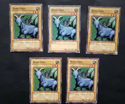 Yugioh - 5x Dark Gray [LOB - 011] (Mixed Editions) Common - Image 1