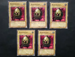 Yugioh - 5x Monster Egg [LOB - 017] UNLIMITED Common - Image 1