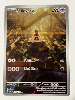Pokemon Card - 214/193 - Paldea Evolved EN - Sandygast - Illustration Rare - Image 1