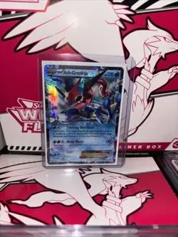 Pokemon TCG Ash-Greninja-EX Holo Promo Ultra Rare Card XY133 LP+ - Image 1