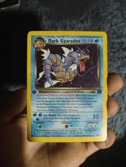 Pokemon Dark Gyarados TCG Holo Rare Card 1st Edition 8/82 Near Mint - Image 3