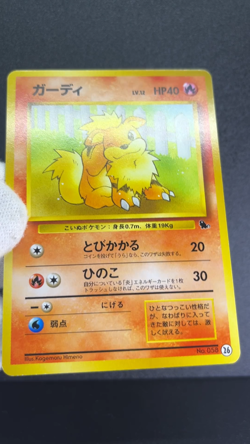 Growlithe No.058 #26 Intro Pack 1998 LP Condition Japanese Pokemon Card #2 - Image 2