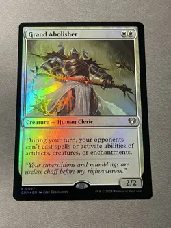 Grand Abolisher MTG Commander Masters Foil NM - Image 1