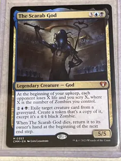MTG the Scarab God Commander Masters Regular - Image 1