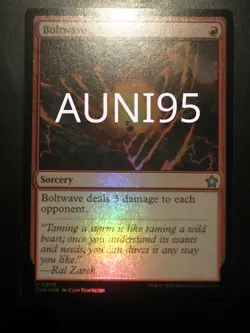 mtg magic Boltwave foundations FOIL ENGLISH Ondefoudre fondations - Image 1