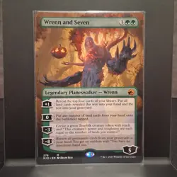 MTG Wrenn and Seven (Borderless) Innistrad: Midnight Hunt Regular #278 - Image 1