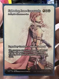 MTG Final Fantasy - Lightning Lone Commando, Showcase, non-foil R0054 - Image 3