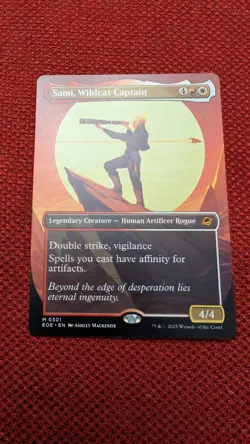 Sami, Wildcat Captain- Edge of Eternities Borderless Regular MTG-NM - Image 1