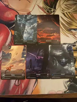 MTG - Edge of Eternities - Full art land lot - 5 land - Non-foil - Image 1