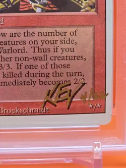 🔴🔴🔴 1994 MTG KELDON WARLORD REVISED PSA/DNA CERTIFIED KEV BROCKSCHMIDT 🔴🔴🔴 - Image 2