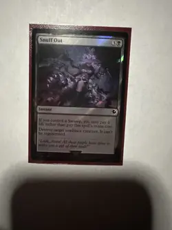 Snuff Out (Surge Foil) #285 (NM) Final Fantasy FIC Magic MTG - Image 1