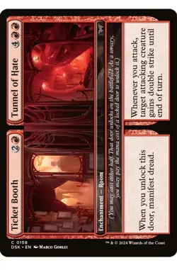 Ticket Booth Tunnel of Hate - Duskmourn: House of Horror - MTG - Image 1