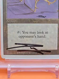 🟤🟤🟤 1994 MTG GLASSES OF URZA REVISED PSA/DNA CERTIFIED DOUGLAS SHULER 🟤🟤🟤 - Image 2