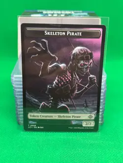 Skeleton Pirate / Copy Token MTG Magic Gathering Card NM Mint Lost Caverns LCC - Image 2